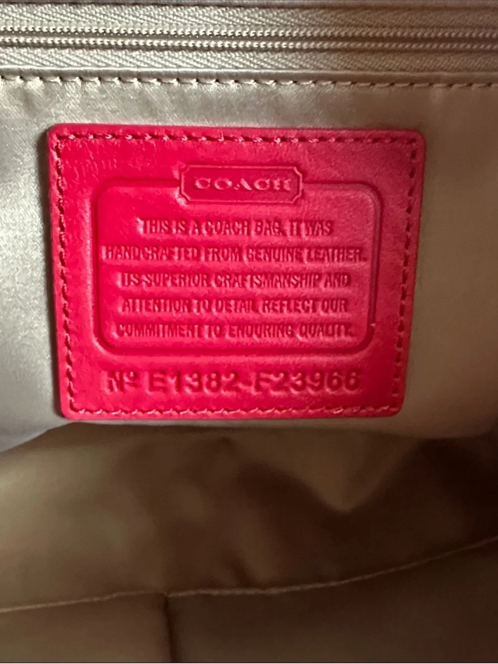 Coach beautiful authentic